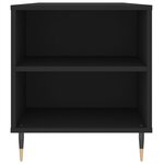 vidaXL Table basse noir 102x44 5x50 cm bois d'ingénierie