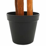 vidaXL Palmier Artificiel avec Feuilles en Éventail Vert