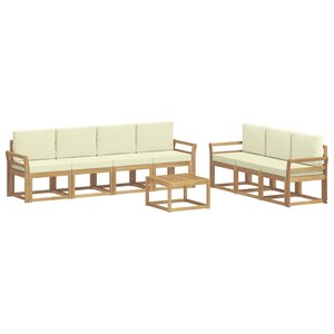 vidaXL Ensemble de canapés d'extérieur 7 pc