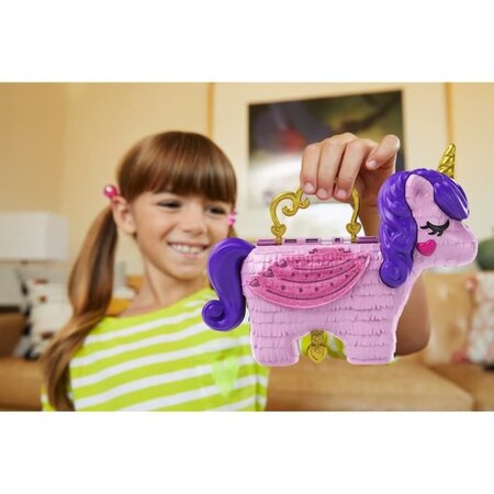 Polly pocket coffret licorne surprises - piñata licorne féérique + de 25  accessoires - La Poste