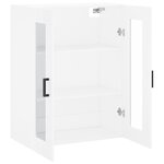 vidaXL Armoire murale blanc 69 5x34x90 cm
