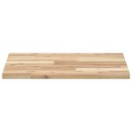 vidaXL Dessus de table carré 50x50x2 cm bois massif d'acacia