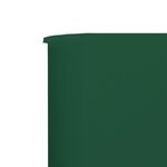 vidaXL Paravent 5 panneaux Tissu 600 x 160 cm Vert