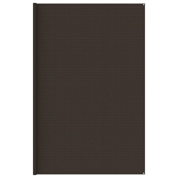 vidaXL Tapis de tente 400x400 cm Marron