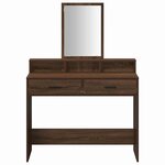 vidaXL Coiffeuse Chêne marron 100 x 41 x 140 cm Bois d'ingénierie