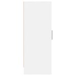 vidaXL Armoire à chaussures Blanc 32x35x92 cm Aggloméré