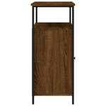 vidaXL Buffet chêne marron 100x35x80 cm bois d'ingénierie