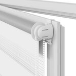 Store enrouleur tamisant 140 x 175 cm blanc