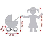 Bayer Chic 2000 612-25 - Petite poussette de jogging LOLA - Violet pour poupée