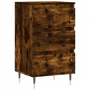 vidaXL Buffet chêne fumé 40x35x70 cm bois d'ingénierie