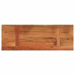 vidaXL Dessus de table 80x20x3 8 cm rectangulaire bois massif d'acacia