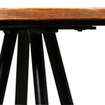 vidaXL Tabourets de bar lot de 2 bois massif de récupération