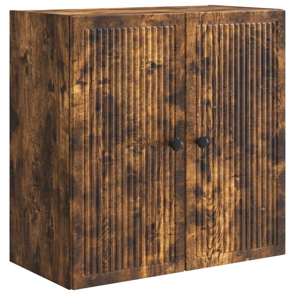vidaXL Armoire Murale Chêne fumé 59 x 31 x 60 cm Bois d'ingénierie