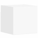 vidaXL Ensemble de meubles TV 3 Pièces Blanc Bois d'ingénierie