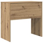 vidaXL Bureau d'écriture Chêne Bois d'ingénierie 80 x 40 x 76 cm