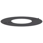 vidaXL Pots en plastique Noir Plastique Moyen Empilable