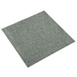 vidaXL Tapis 20 Pièces Vert 50 x 50 cm 100  Polypropylène