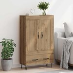 vidaXL Haut Armoire avec tiroir Chêne artisanal 69 5 x 31 x 115 cm