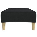 vidaXL Repose-pied noir 77x55x31 cm tissu