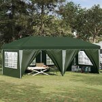 vidaXL Tente de fête pop-up 575 x 288 x 245 cm Vert