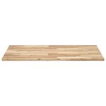vidaXL Dessus de table rectangulaire 120x70x2 cm bois massif d'acacia