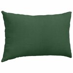 vidaXL Coussins de canapé 2 Pièces Vert foncé 50 x 30 cm