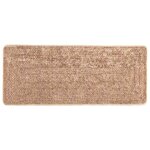 vidaXL Coureur de Tapis MARSA Jaune 50 x 100 cm Polyester et PVC