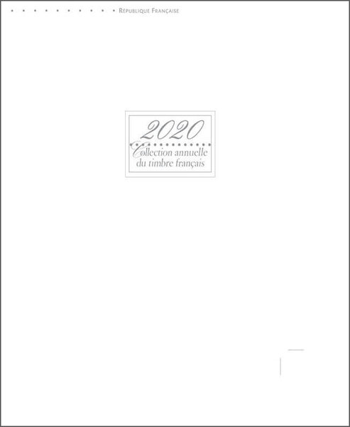 Collection annuelle du timbre français 2020