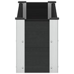 vidaXL Jardinière surélevée Noir 100 x 30 x 36 cm