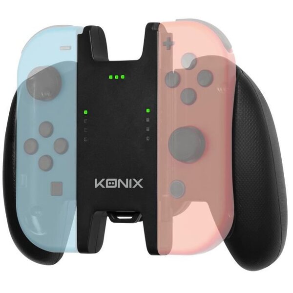 Accessoire Support Manette + Batterie Konix Play & Charge pour Joycon Switch