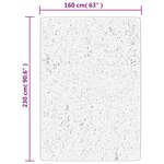 vidaXL Tapis ARBIZU intérieur extérieur design vintage 160x230 cm