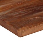 vidaXL Dessus de table 100x80x3 8cm rectangulaire bois massif récupéré
