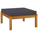 Salon de jardin meuble d'extérieur ensemble de mobilier 12 pièces avec coussin bois d'acacia solide 02_0015529