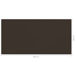 vidaXL Tapis de tente 300x600 cm Marron