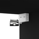 vidaXL Meuble TV Noir 80x30x30 cm Bois d’ingénierie