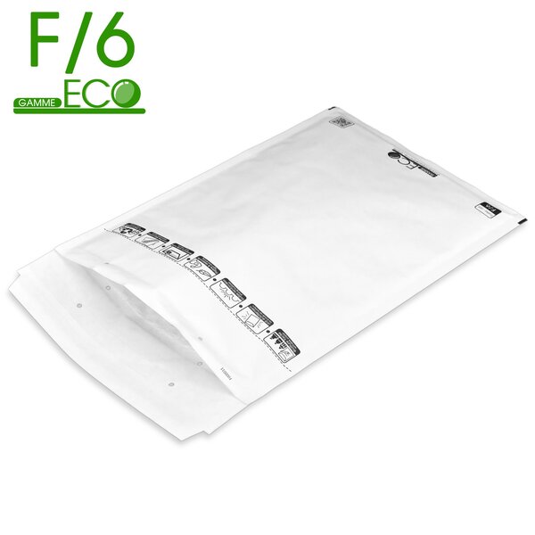 Lot de 100 enveloppes à bulles eco f/6 format 220x340 mm