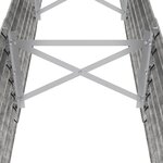 vidaXL Lit surélevé de jardin Acier galvanisé Argenté