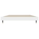vidaXL Cadre de lit blanc 90x200 cm bois d'ingénierie