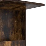 vidaXL Table d'appoint Chêne fumé 40 x 35 x 60 cm Bois d'ingénierie