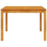 Ensemble de jardin 5 pièces en bois d'acacia