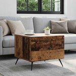 vidaXL Table basse Bois ancien 49 x 50 x 40 cm Bois d'ingénierie
