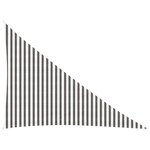 vidaXL Voile d'ombre Gris clair et blanc 3 x 4 x 5 m HDPE