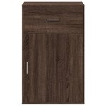 vidaXL Armoire de rangement chêne marron 56 5x39x90 cm bois ingénierie