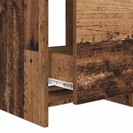 vidaXL Meuble sous lavabo de salle de bain Bois ancien