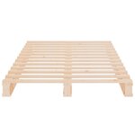 vidaXL Lit de palette 90x200 cm bois de pin massif