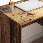 vidaXL Bureau Bois ancien 90 x 49.5 x 75 cm Bois d'ingénierie