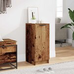 vidaXL Armoire à chaussures vieux bois 29 5x35x70 cm bois ingénierie