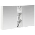 vidaXL Ensemble de Meubles de Salle de Bain 3 Pièces 120 x 14 5 x 70 cm