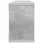 vidaXL Étagères murales cube 6 Pièces Gris béton Bois d’ingénierie