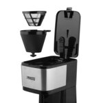 Princess Machine à café à filtre Compact 8 600 W 0 75L Noir et argenté
